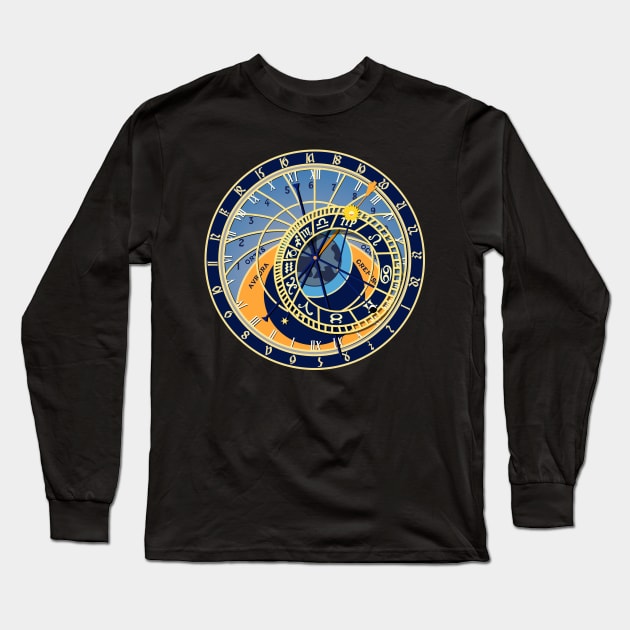 Astrology Long Sleeve T-Shirt by Pestach